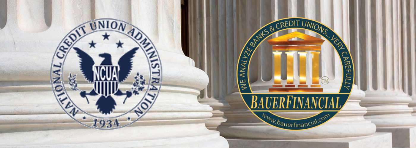 Columns with NCUA and Bauer logos