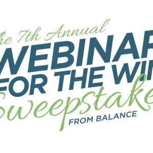 Webinar for the Win Sweepstakes
